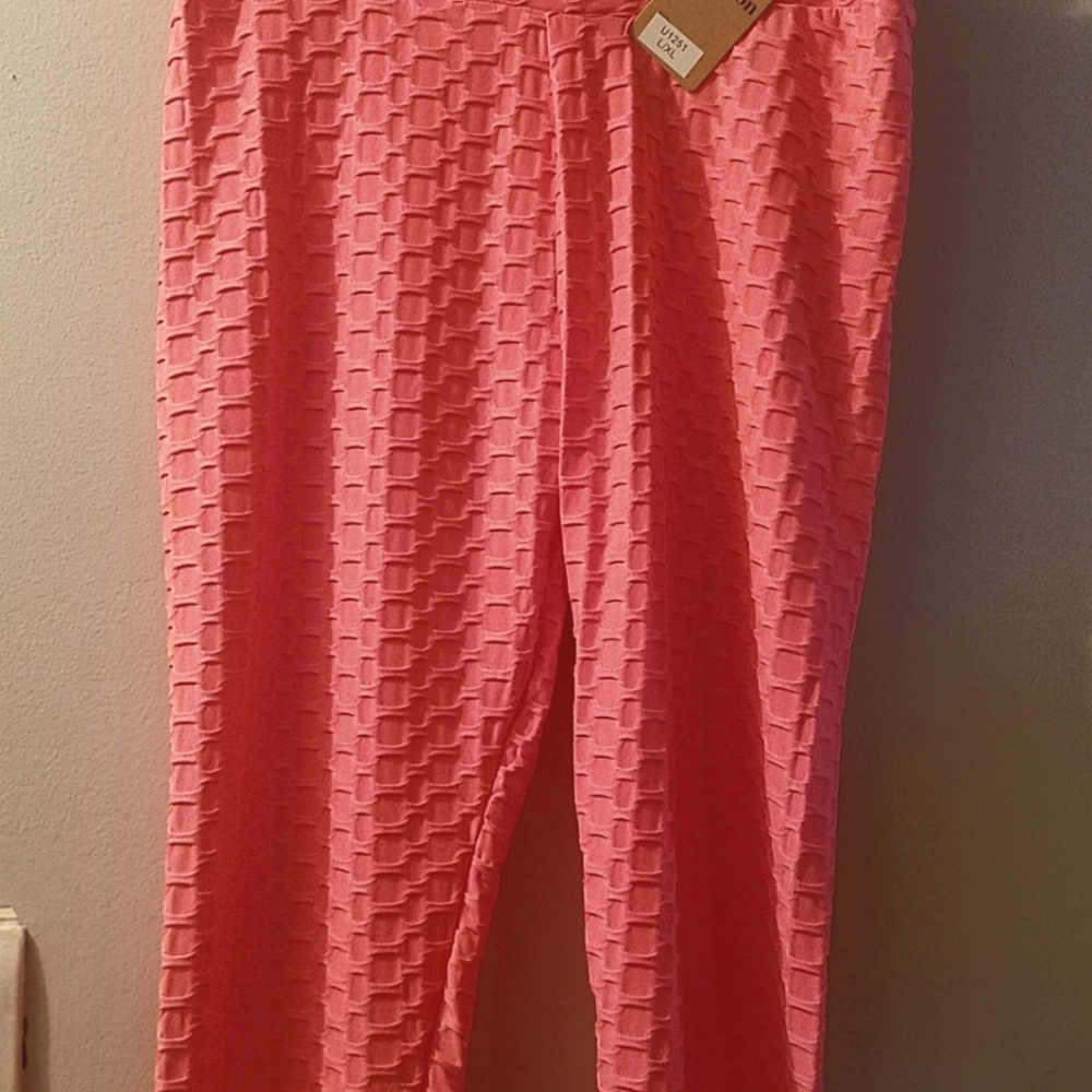 Walking pink  pants